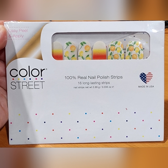 💅🏼 Color Street 💯 Real Nail Polish Strips 💅🏼 Squeeze the Day - Picture 4 of 9